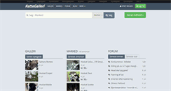 Desktop Screenshot of kattegalleri.dk